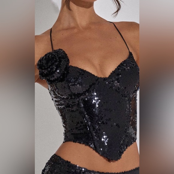 LARISA CORSET - BLACK - M - Picture 2 of 9